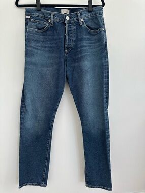 Citizens Of Humanity Emerson Straight Leg Jeans in Dark Blue Wash